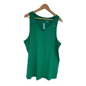 Maurices Tank Top Plus Size 3X Ribbed Knit Lightweight Blouse Green NWT